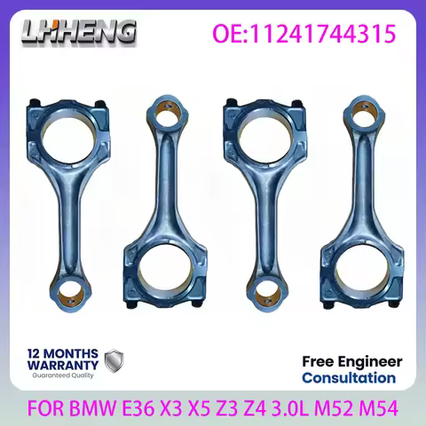 Engine New Engine Connecting Rod OE 11241744315 For BMW E36 E38 E39 E46 X3 X5 Z3 Z4 3.0L 3.0 L T L6 