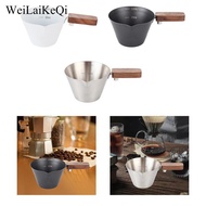 WeiLaiKeQi Espresso Cup with Wooden Handle Espresso Accessories Portable Spout Coffee