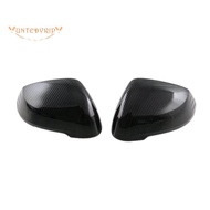 Car Side Rear View Mirror Cover Stick Trims Carbon Fiber Parts Accessories ABS for BMW X1 2023