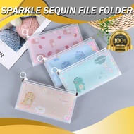 A4 Zipper File Bag Waterproof Thick Cartoon Document Storage Bag Student File Holder | Fail Beg