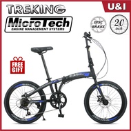 TREKING MAX PRO 20" (406) 7 Speed Folding Bike / Saiz 20" Basikal Lipat