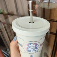 Starbucks Tumbler Mug+Starbucks Stainless Straw 500Ml