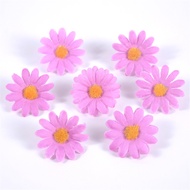 50pcs Artificial Sunflower Flowers Faux Daisy Flower Head Wedding Decorations DIY Floral Design Craf