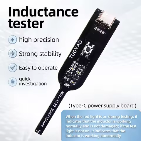 DC 5V Inductance Tester Motherboard Coil Tester Inductor Detector Repair Tool Electromagnetic Induct