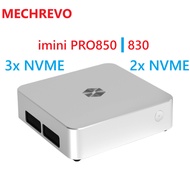 [3Slot NVME 4.0] MECHREVO iMini PRO850 R7 H255 | PRO830 R7 8745H MINI PC USB4 Ultra Thin 38mm HK CNC