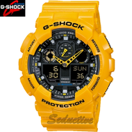 Casio GShock นาฬิกาข้อมือ Rubber รุ่น Ga-100A-9Adr (Bumblebee Limited Edition) (Yellow)
