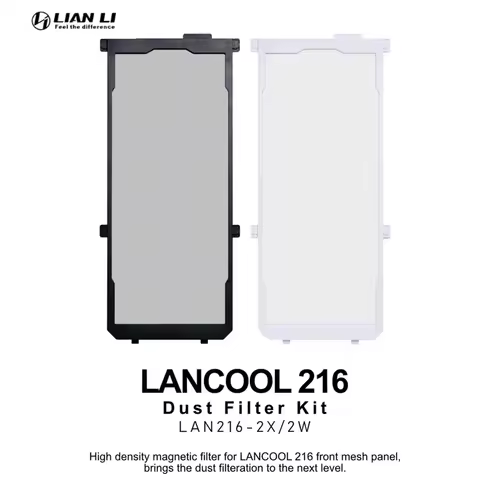 LIAN LI LAN216-2X/2W Front Mesh Filter For LANCOOL 216 Magnetic Dust Panel, High Density Gamer Cabin