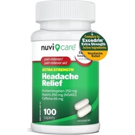 Headache Relief with Acetaminophen 250 mg, Aspirin (NSAID) 250 mg, Caffeine 65 mg - Temporary Relief