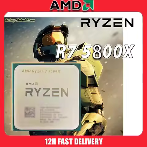AMD Ryzen 7 5800X AMD R7 5800X CPU 8-Core 16-Thread 3.8GHz Unlocked Desktop Processor Socket AM4 Gam