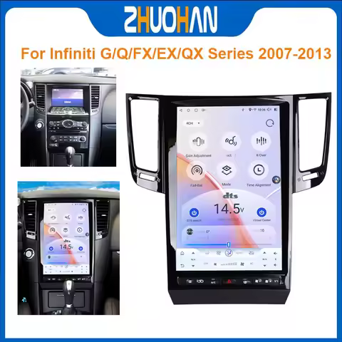14.5 Inch Android 13 Car Radio For Infiniti G25 G35 G37 G37S QX50 QX70 GPS Navigation Media Player A