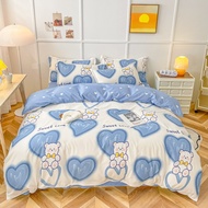 Cartoon Four-Piece Set Student Dormitory Three-Piece Set Single Bed Sheet Bed Sheet Quilt Cover Bedd