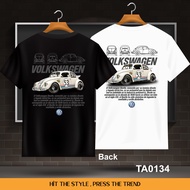 Cotton T-Shirt Volkswagen 53 Unisex Round Neck,Lengan Pendek,Cetak Baju Lelaki Perempuan [XS-5XL] T 