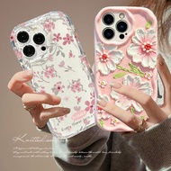 Oil Painting Flower Phone Casing For Realme C55 C53 C65 C63 C76 C75 C71 C21Y C35 C31 C33 C30 Silicon