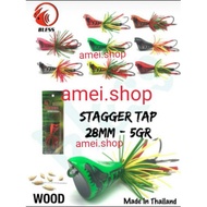 Bless froggy wood stagger tap frog bait frog thailand jaws frog