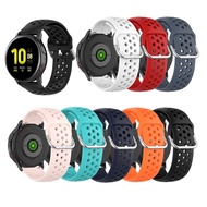 Breathable Silicone Watch Band For Samsung Gear S3/watch4/5/6/Huami GT4/2/3 Universal Strap 20/22mm