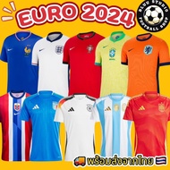 bluu⚽พร้อมส่งจากไทย🇹🇭 เสื้อบอลทีมชาติ ยูโร ปี 2024 ฝรั่งเศส อาเจนติน่า โปตุเกส อังกฤษ สเปน บราซิล เกรดแฟนบอล(AAA) Euro Cup Jersey Fans Version 2024 ✅เกรดดีที่สุด❌ไม่ใช่เกรดตลาดนัด❌
