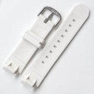 卡西歐樹脂手表帶BGA-150-7B/151/153/152白色女手表鏈表殼套原裝
