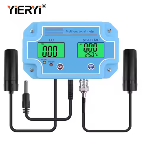 Yieryi PH-2981 Digital LED PH And EC Meter Tester with 2 in 1 High Accuracy Monitoring Equipment Too