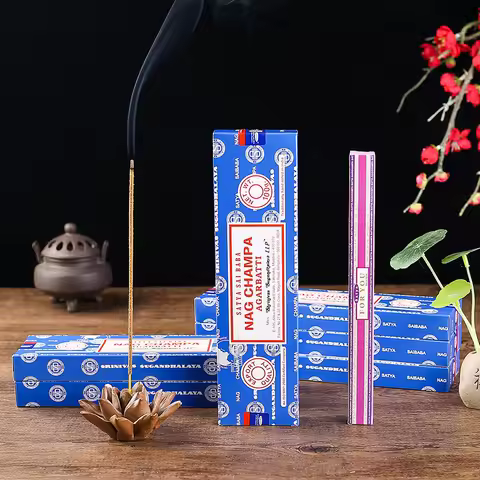 NAG Champa Incense Sticks India Satya Incenses Home Fragrance Sandalwood Flavors Household Bedroom 4