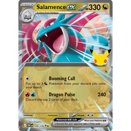 [Limited] Pokemon TCG - Salamence ex 109/128 - 30th Celebration (30C)