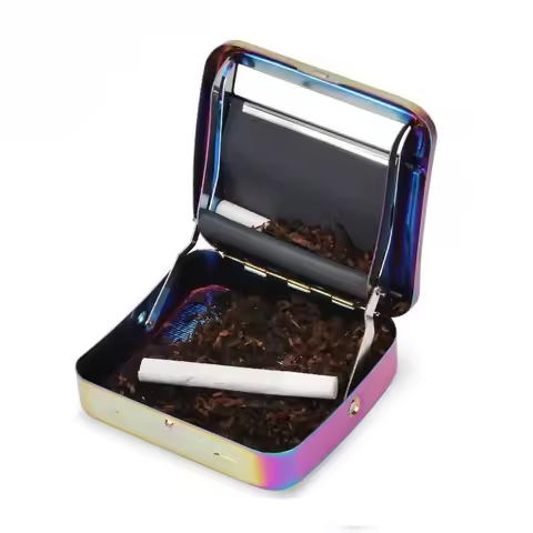 New Metal Rolling Machine Tobacco Roller Cigarette Case 70mm 78mm 110mm Roller Cig Machine For Smoki