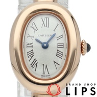 卡地亞 Baignoire 迷你腕錶，16號，WGBA0048，附錶盒、保固卡，18K 玫瑰金，女士腕錶，白色，成色極佳 [全新]