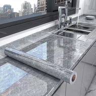 Wallpaper, marble kitchen oil-proof sticker, aluminum foil high temperature wallpaper, waterproof se