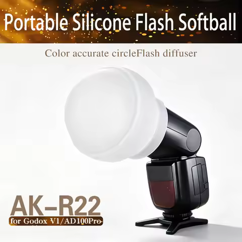 AK-R22 Soft Flash Cover Compatible with Godox V1 AD100pro AD200 for Outdoor Portrait Studio Wedding 