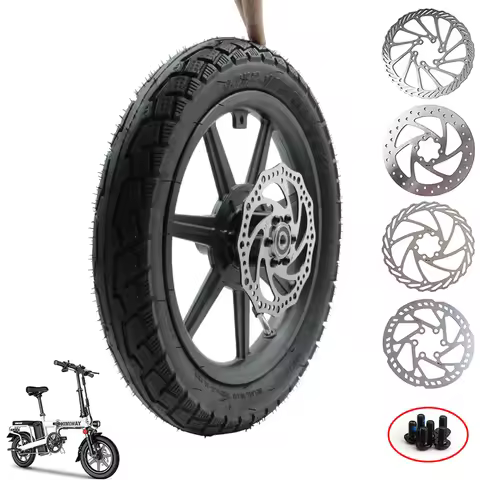 Electric Scooter Bike14 inch Front Wheel 14x2.125 Tyre 140mm/160mm Brake Disc For E-bike Folding Bic