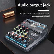 wsustore--Professional 4-Channel USB Audio Mixer Console with Bluetooth Recording Capabilities for D