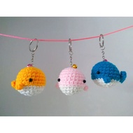 Handmade Whale Keychain
