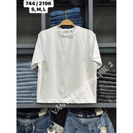 WIDE FORM WOMEN'S ROUND-NECKLACE T-SHIRT - THE BLUES 744