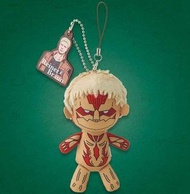代購 USJ 日本環球影城進擊的巨人 公仔 key ring 公仔掛飾 吊飾 鎖匙扣 key ring 鎖鑰扣 毛絨 鑰匙扣