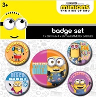 【小小兵】格魯的崛起主題徽章組/Minions/The Rise of Gru