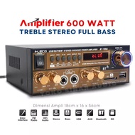 Fleco BT-199A Wireless Power Amplifier with Bluetooth AC DC Amplifier