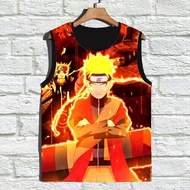 Naruto Shippuden Kakashi Lekbong 3D Anime Cartoon Model Singlet for Kids and Adults Unisex - Jkids