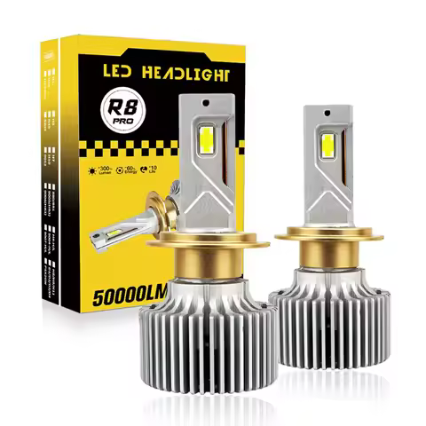 Car Headlights 300W 50000LM Bulb Car Lighting System, High/Low Beam, Fog Lights Conversion Kit, H4 9