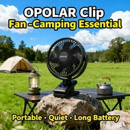 2026 NEW Opolar 9 Inch Fan 10000mAh Fan Large capacity Type-C Clip Fan Portable Camping Fan