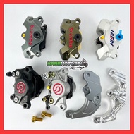 🏁 CALIPER 2 POT BREMBO NISSIN BRACKET NVX155 🏁 CALIPER + ORIGINAL BRACKET NVX CNC / ALLOY