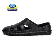 Scholl รองเท้าแตะเพื่อสุขภาพ ชื่อร่วม Kanye West Ye 700 รองเท้าแตะรองเท้า Mens Slip on Shoes รองเท้า