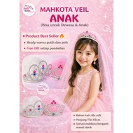 CHILDREN'S CROWN VEIL | PRINCESS Crown | CHILDREN'S BIRTHDAY CROWN