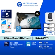 HP OmniBook 5 Flip | Ultra 5 322 | Intel Graphics | 16GB/1TB | 14" 2K OLED | Copilot+ PC | Win11+MS2