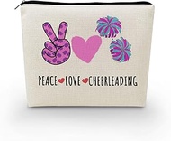 YULUENZE Cheering Squad Makeup Bag Inspirational Gifts Cheerleaders Cosmetic Bag Gifts for Women Fem