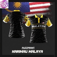 JERSEY FAZZ HM03 - HARIMAU MALAYA TEAM MALAYSIA BLACK NEIGHBOUR DAY