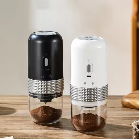 Wireless Coffee Grinder Adjustable Grinding Settings Coffee Machine Portable Coffee Maker Suitable f