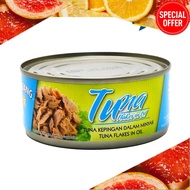 Tuna Flakes In Oil, Ikan Tuna Dalam Tin Cap Bintang Tuna Flakes In Oil (Tune Kepingan Dalam Minyak) 