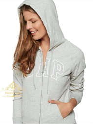 เสื้อ GAP Hoodie เสื้อฮูดแขนยาว Gap Zip Hoodie whitecream Outlet เนื้อผ้าใส่แล้วสบาย ไม่ร้อน เสื้อกั