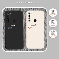 Xiaomi Redmi Note 8 / Note 8T Case, Solid Flexible TPU, Happy Luck Smiley Face