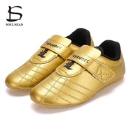 Taekwondo Shoes Men Kids Boxing Martial Arts Kung Fu Shoes Children Sneakers Taichi Wushu Karate Wrestling Shoe 31-44