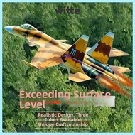 WITTE C919 Passenger Plane Model, USB Rechargeable PP Electric Foam Hand Thrown Plane,  34*36*7.5cm 